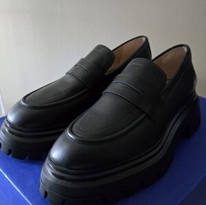 Stuart Weitzman Black Bedford Loafer